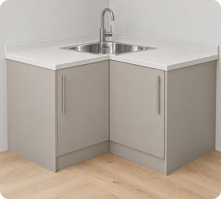 Corner Base Sink